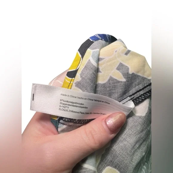 ELOQUII New NWT Black Floral Fit And Flare Dress Size 20 - Picture 6 of 8